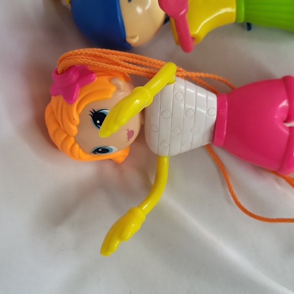 Betty Spaghetti Happy Meal Toys 2 Dolls Asian Tactile Neon Fun - Picture 10 of 12
